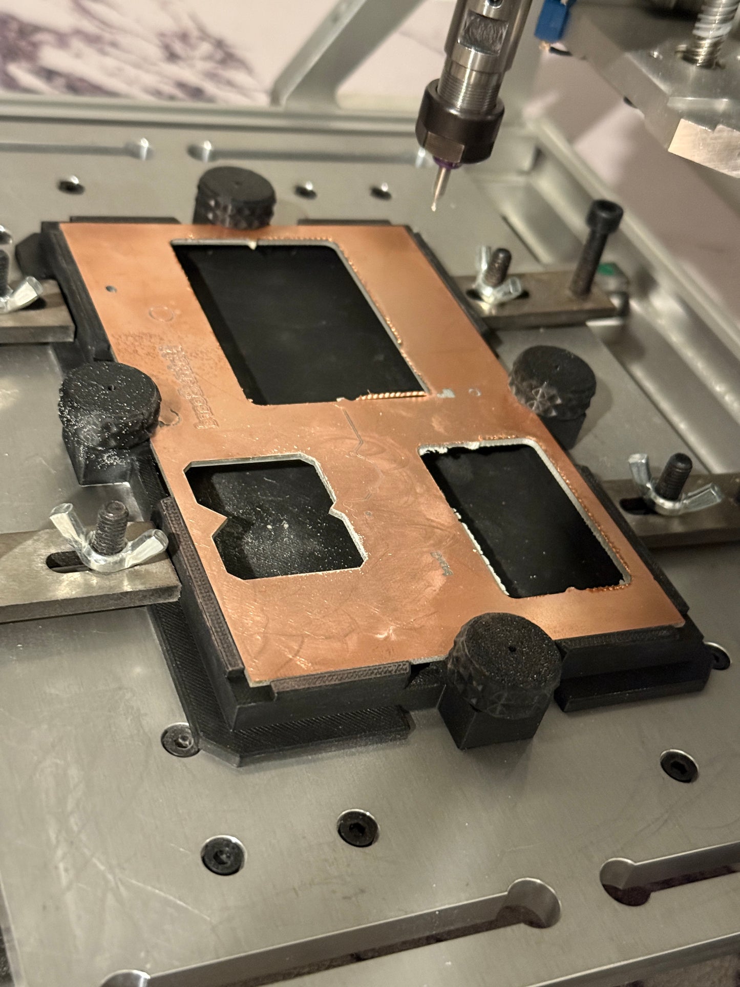 Platinen Halter für Desktop CNC Fräsen